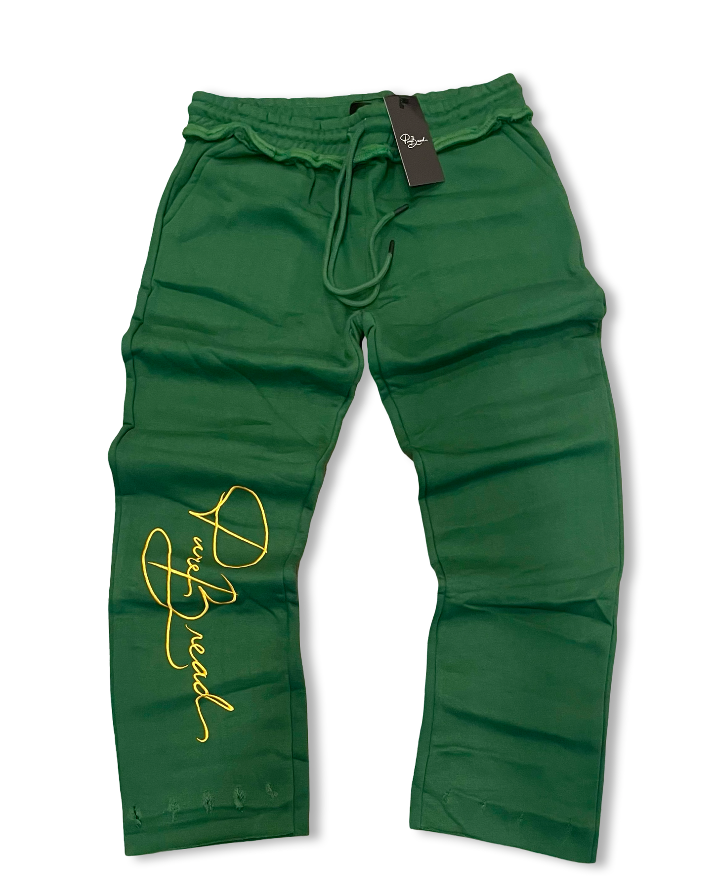 500 GSM Green/Yellow Signature Sweatpants