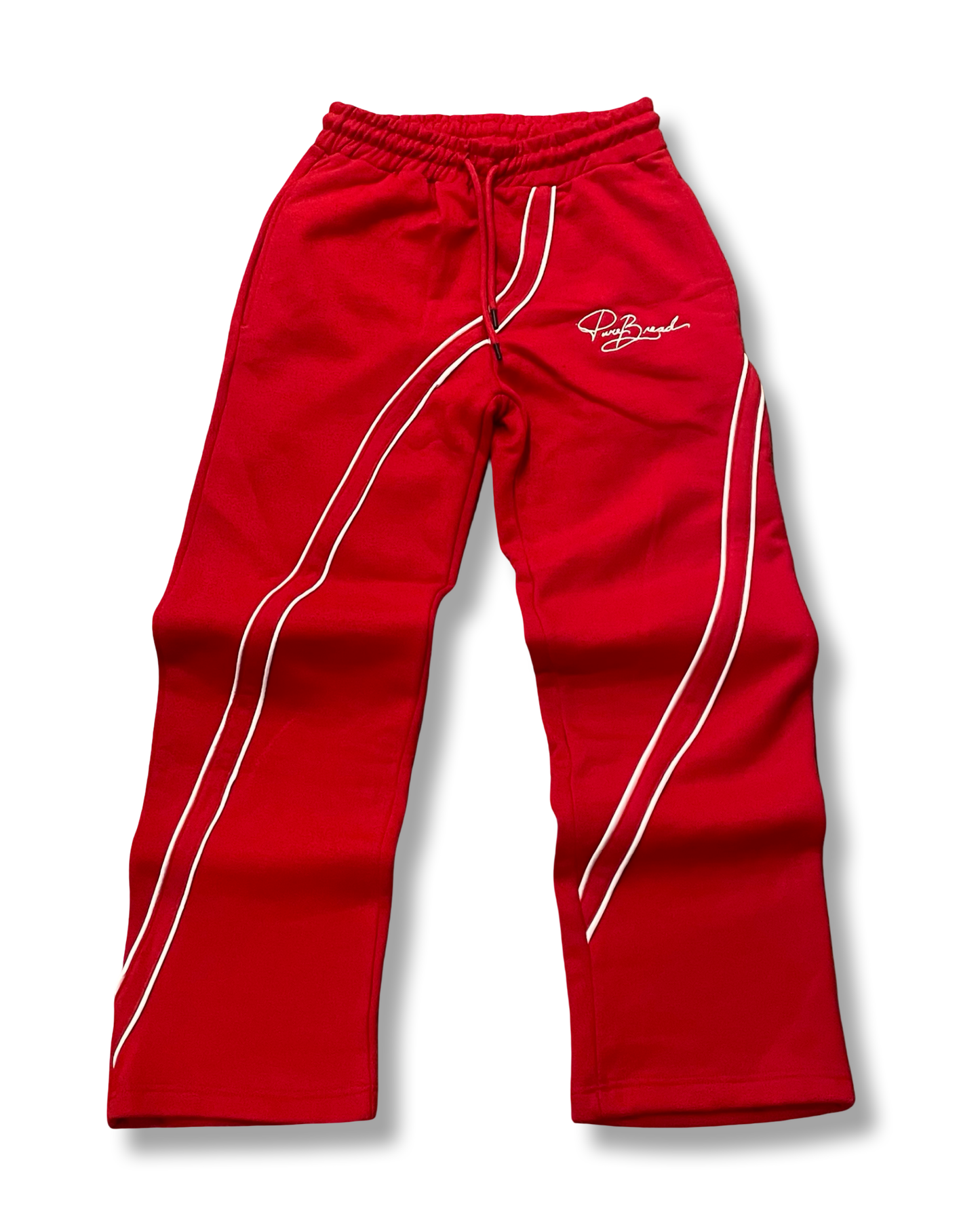 Red/White 2 Stripe Signature Sweats