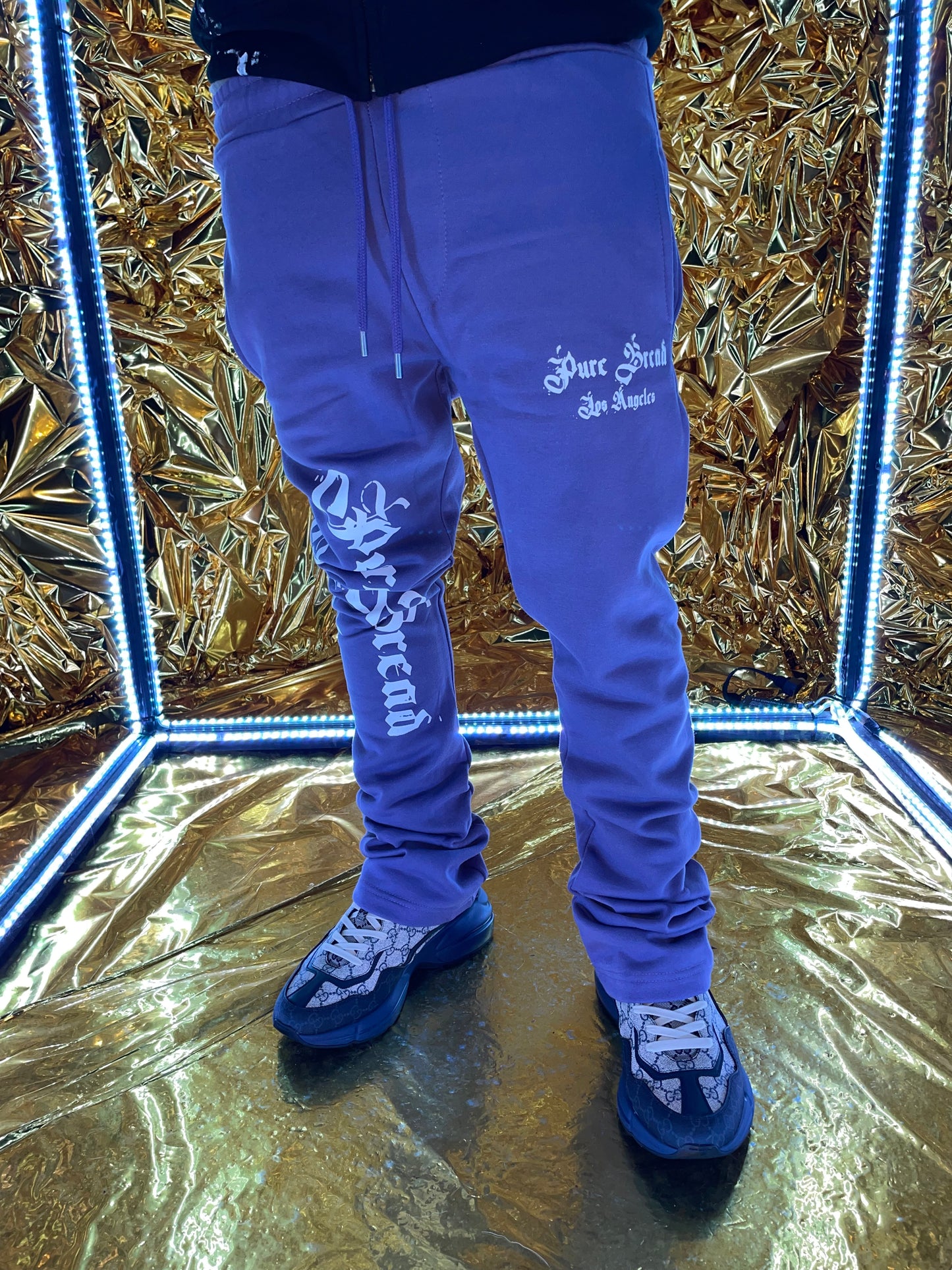Old English stacked Sweats