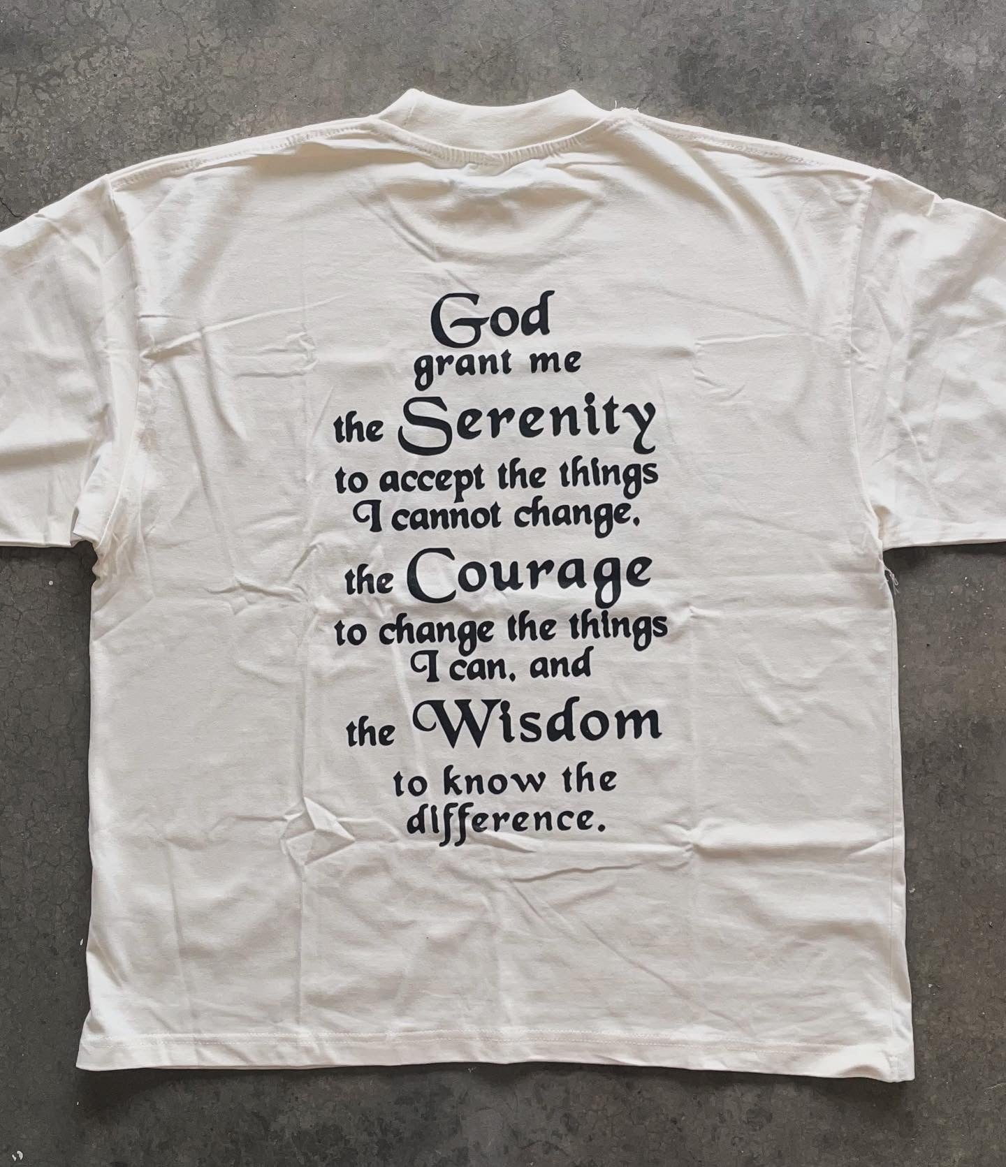 Serenity prayer T