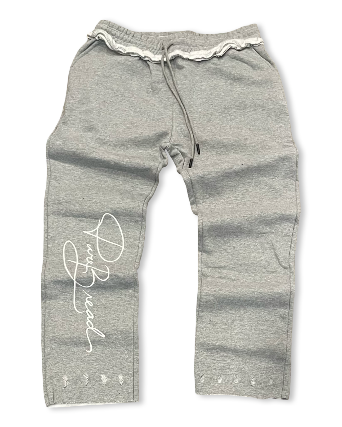 500 GSM Grey/White Signature Sweatpants